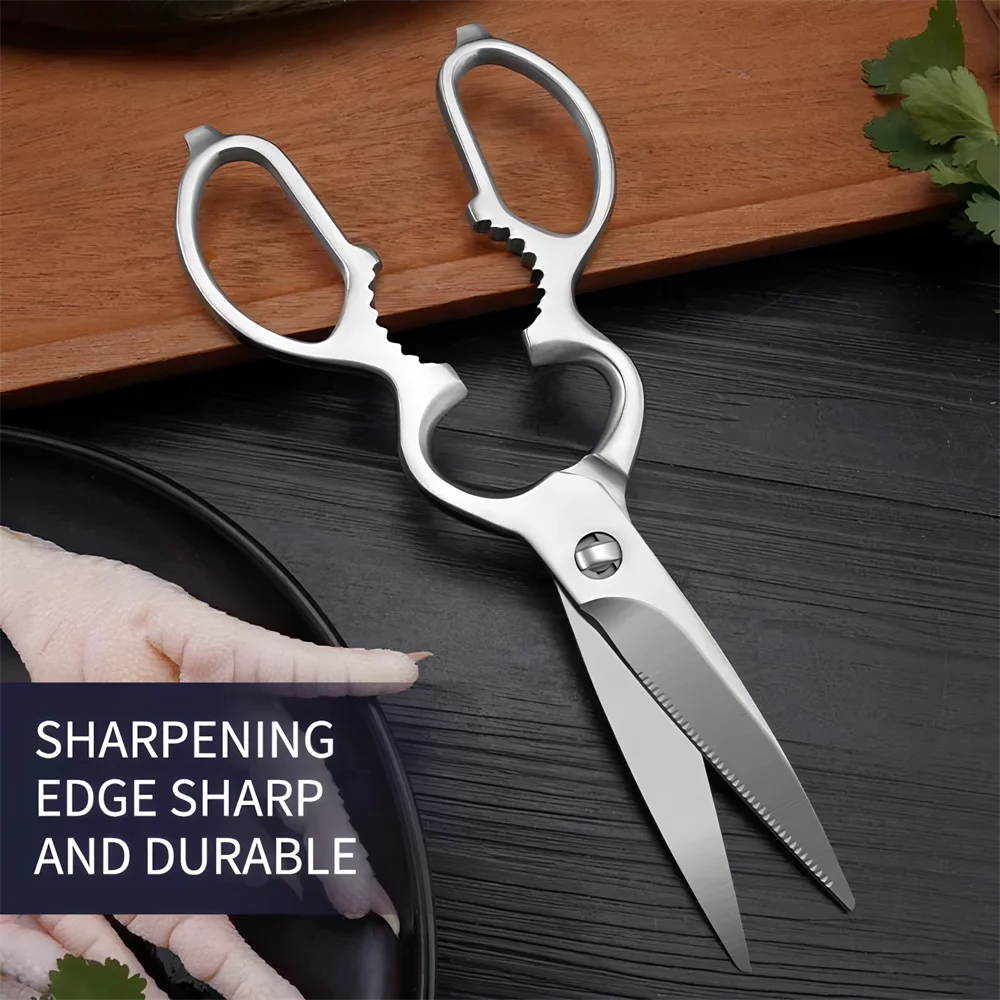 Multi-Functional Kitchen Scissors – Heavy-Duty Cooking Shears Kitchen Scissors Axl