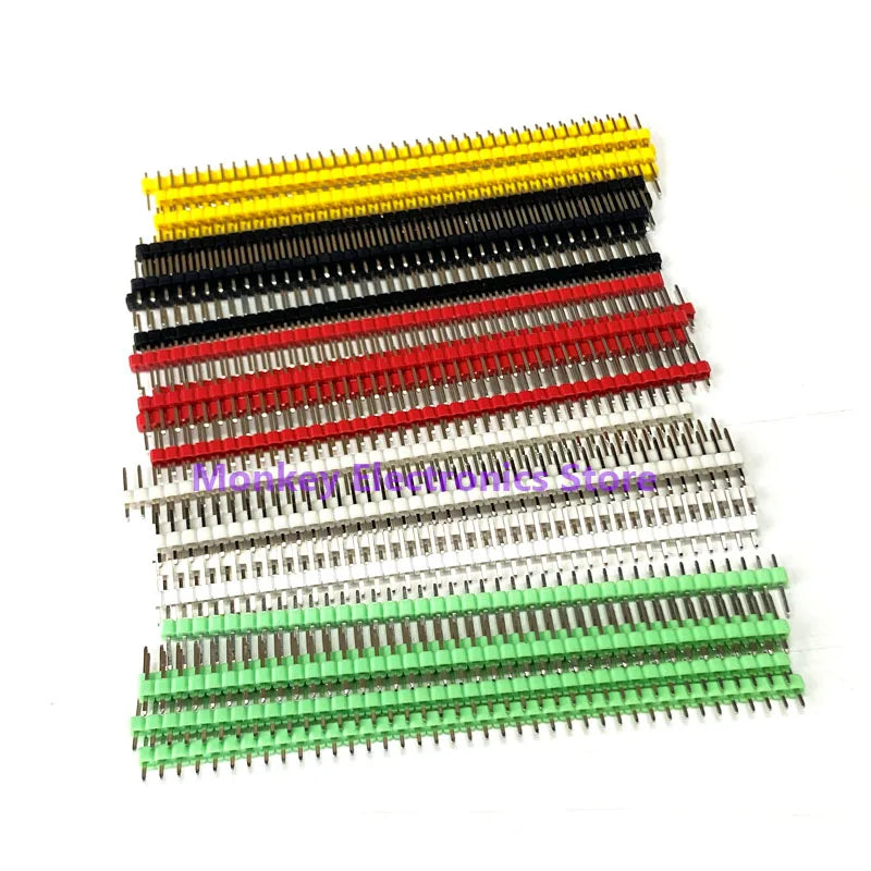 10pcs 40-Pin 2.54mm Breakable Pin Header PCB Connector Arduino PCB Pin Header Axl