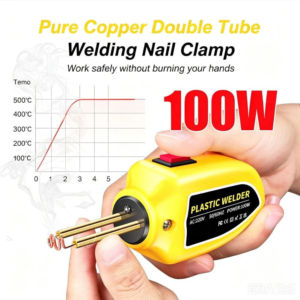 1200 Pcs Bumper Welding Pins – 6 Size Hot Staples Repair Kit Bumper Welding Staples Axl