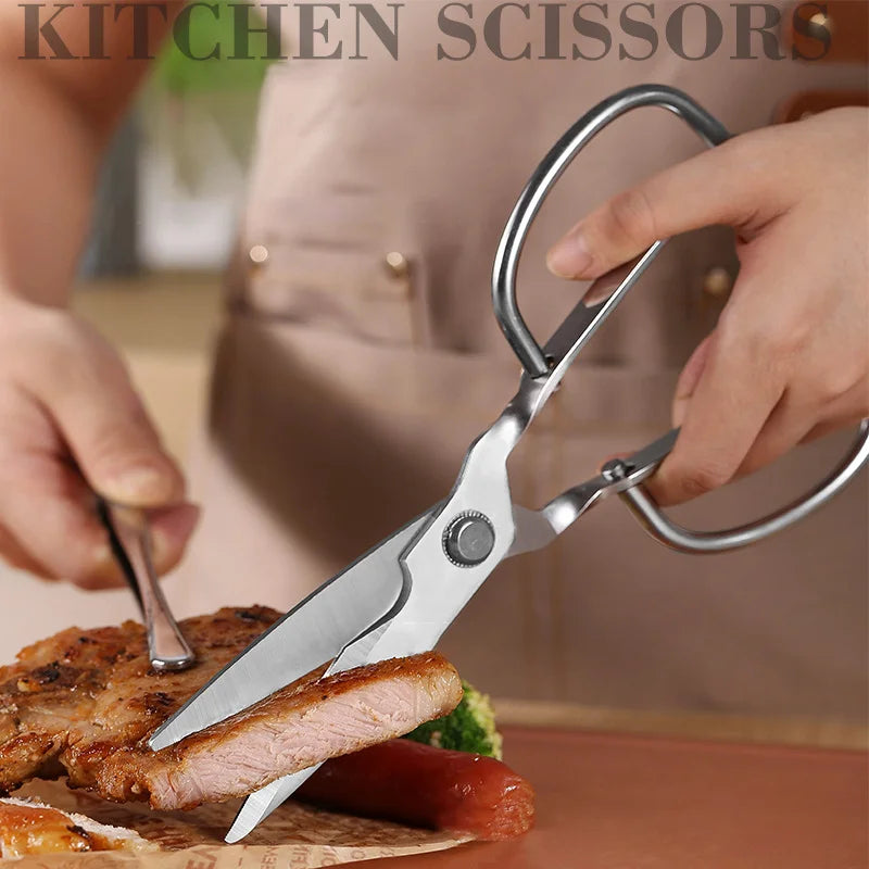 Detachable Stainless Steel Kitchen Scissors | Multi-Purpose Kitchen Scissors Axl