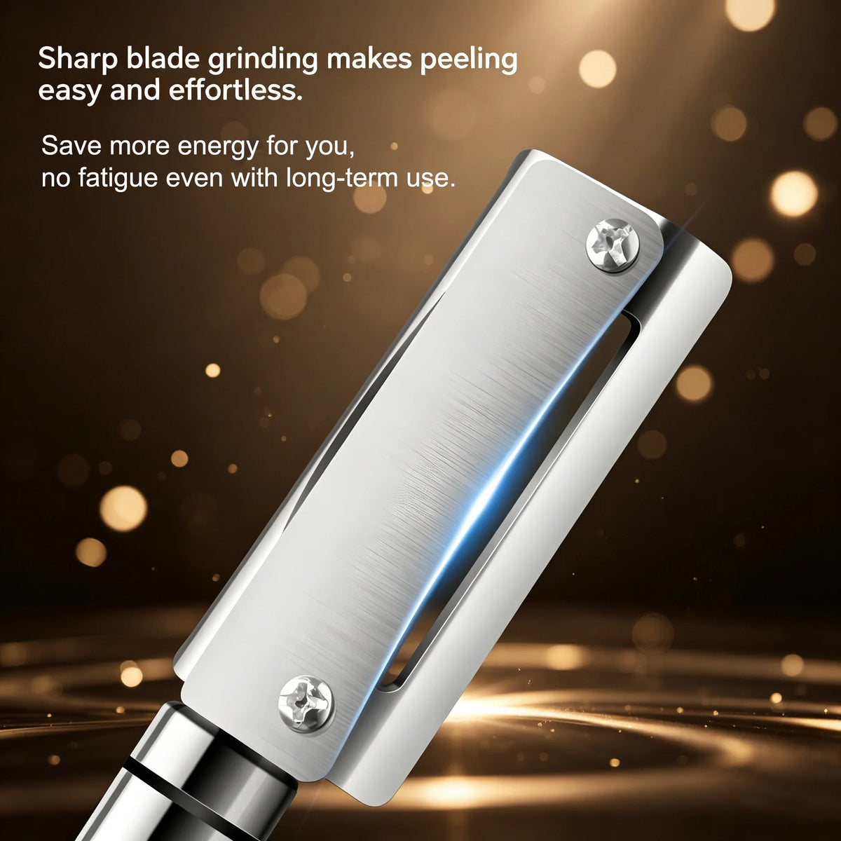 Stainless Steel Peeling Knife – Sugarcane, Pineapple & Veg Kitchen Peeling Knife Axl