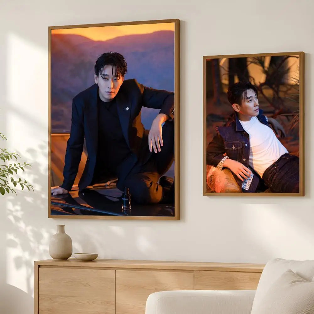 Ji Chang-wook HD PVC Self-Stick Wall Poster | K-Drama Decor Wall Art Poster Axl