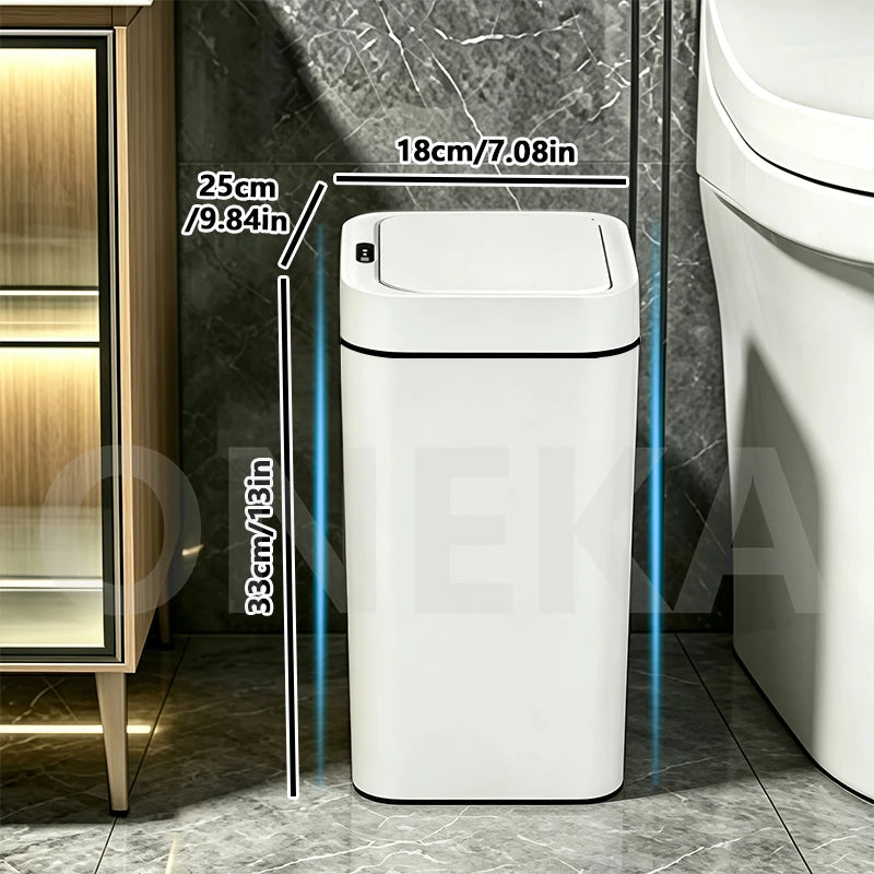 16L Smart Sensor Trash Can – Touchless Bathroom Waste Bin Sensor Trash Can Axl