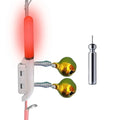 Rechargeable Fishing Rod Tip Light Clip & Bite Alarm Bell Kit Fishing Rod Light Axl Red