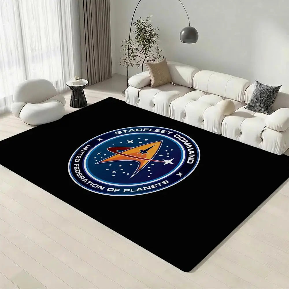 Star Trek Flannel Floor Mat – Non-Slip Sci-Fi Indoor Rug Indoor Floor Mat Axl