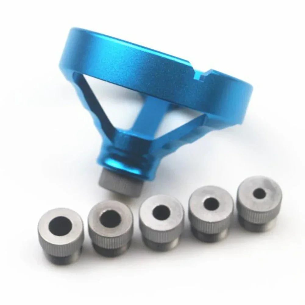 90° Centering Drill Guide Jig – Aluminum Alloy 5–10mm Bits Drill Guide Jig Axl Blue China Mainland