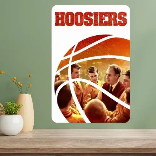 Hoosiers Classic Movie Metal Poster Sign | Vintage Wall Decor Metal Wall Sign Axl aluminum sign aluminum 40x30cm
