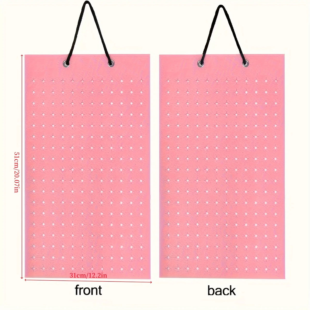 Wall-Mounted Shoe & Jewelry Display Stand | Space-Saving Wall-Mounted Shoe Rack Axl Pink