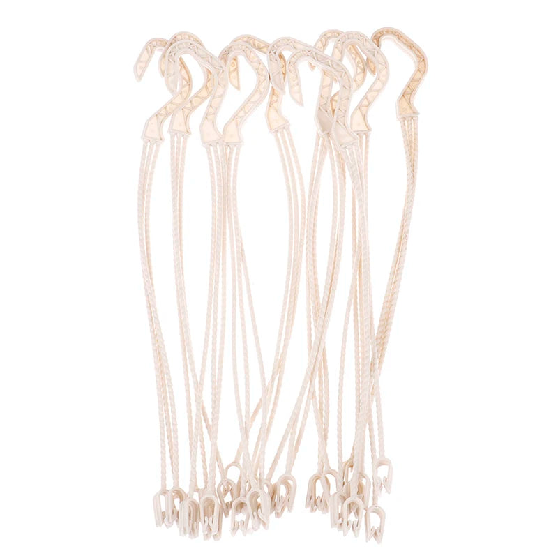 10-Pack 36cm Plant Hanger Hooks for Flower Pots & Baskets Plant Hanger Hooks Axl White