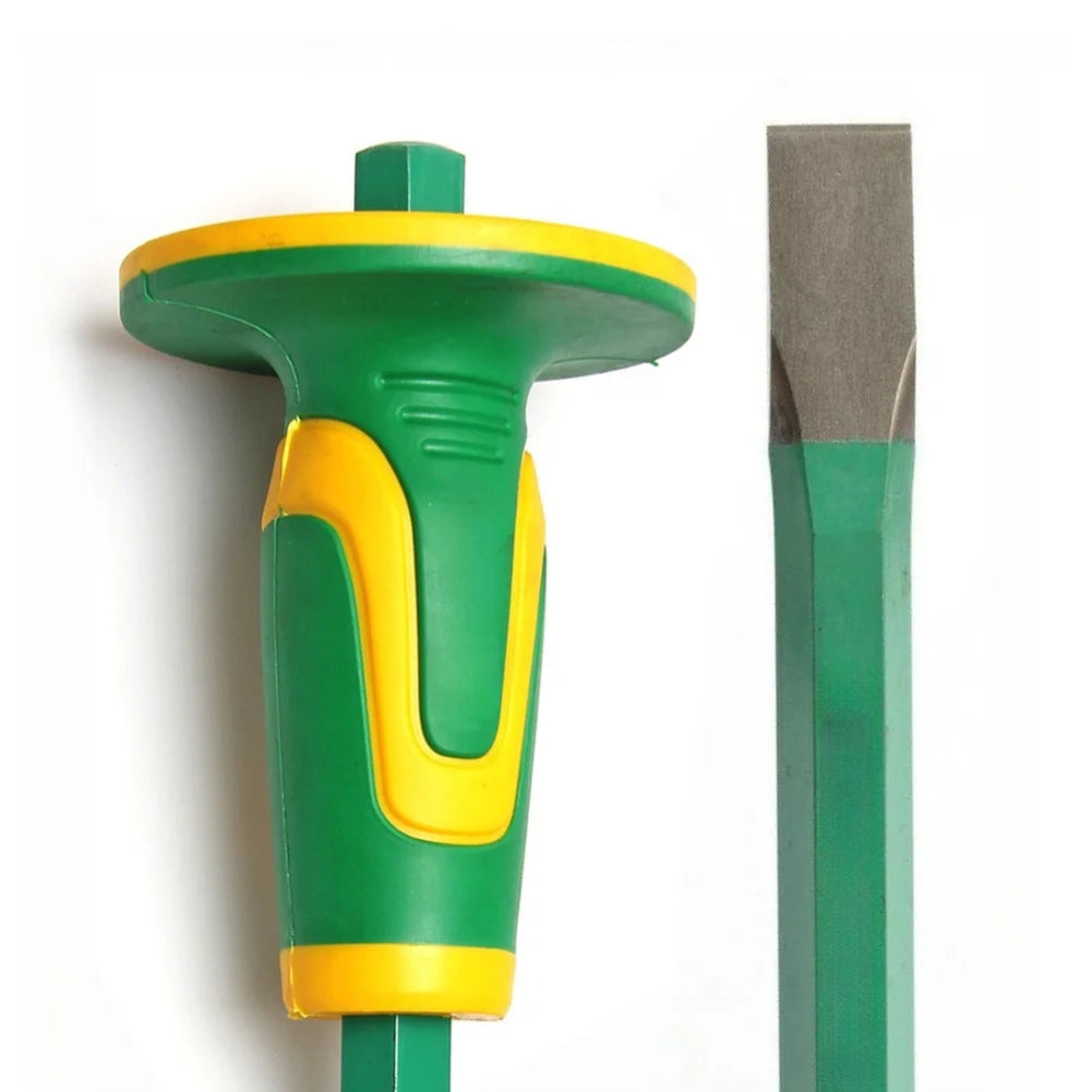 Masonry Chisel Flat & Pointed | CrV Steel Rock Concrete Tool Masonry Chisel Axl