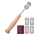 Bread Lame Set – Stainless Steel Scorer & 5 Blades Bread Scoring Tool Axl 1pc Bread knife