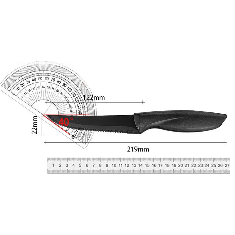 Stainless Steel Steak Knife Set – 2, 4, 6 or 8 Piece Kitchen Steak Knife Set Axl