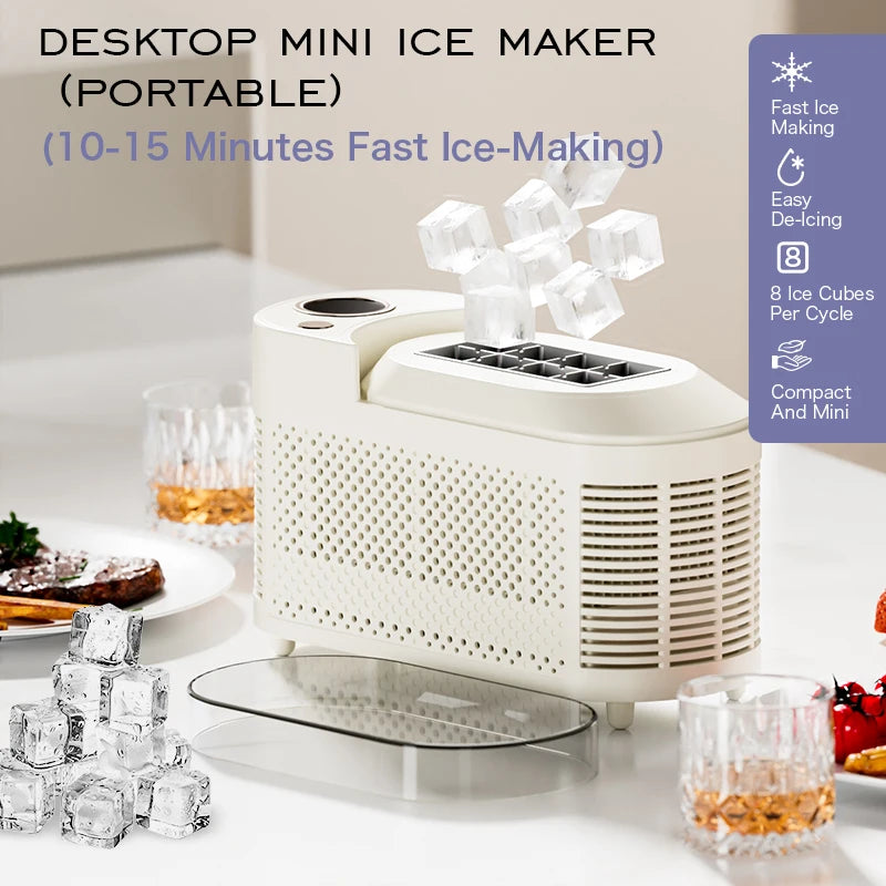 BALASHOV Portable Ice Maker – Home, Car & Camping 12/110/220V Portable Ice Maker Axl