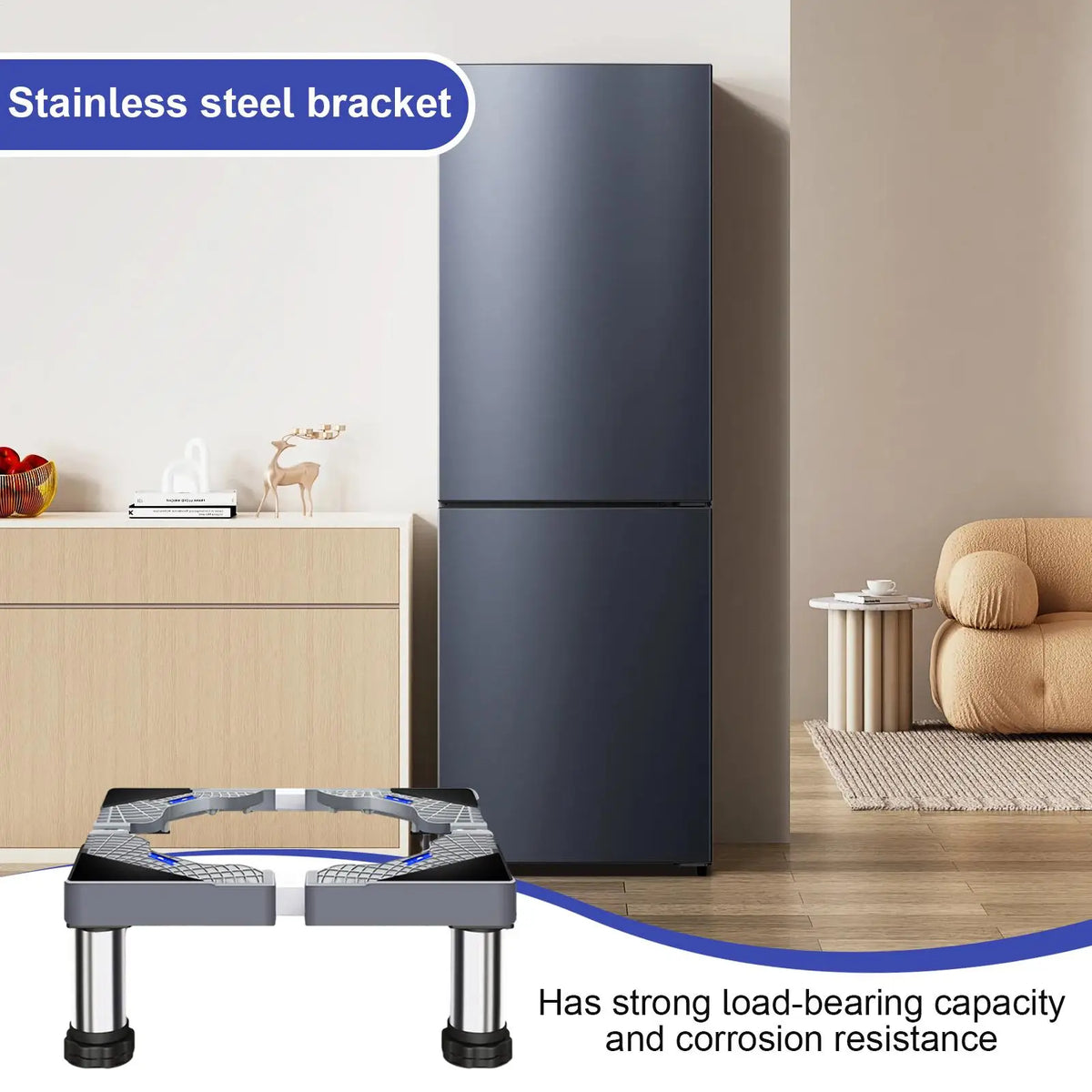 Heavy Duty Stainless Steel Washer & Appliance Pedestal Stand Appliance Pedestal Stand Axl