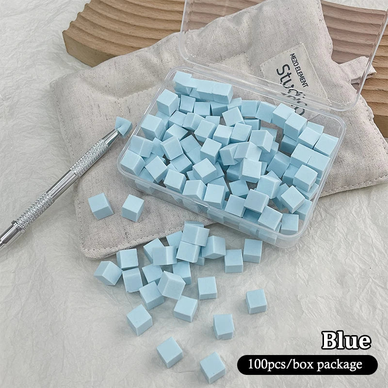Nail Art Sponge Set 50/100 Pcs – Ombre Gradient Manicure Kit Nail Art Sponge Set Axl A10