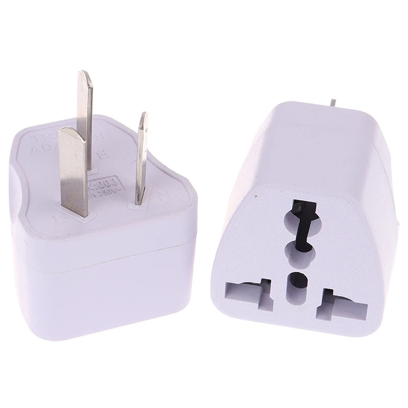 Universal Travel Plug Adapter – USA/EU/Asia to AU 3 Pin Travel Plug Adapter Axl