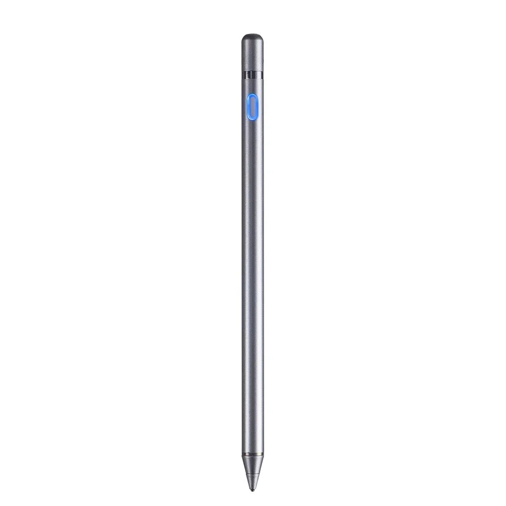Rechargeable Active Stylus Pen for iPad iPhone & Android Active Stylus Pen Axl Silver