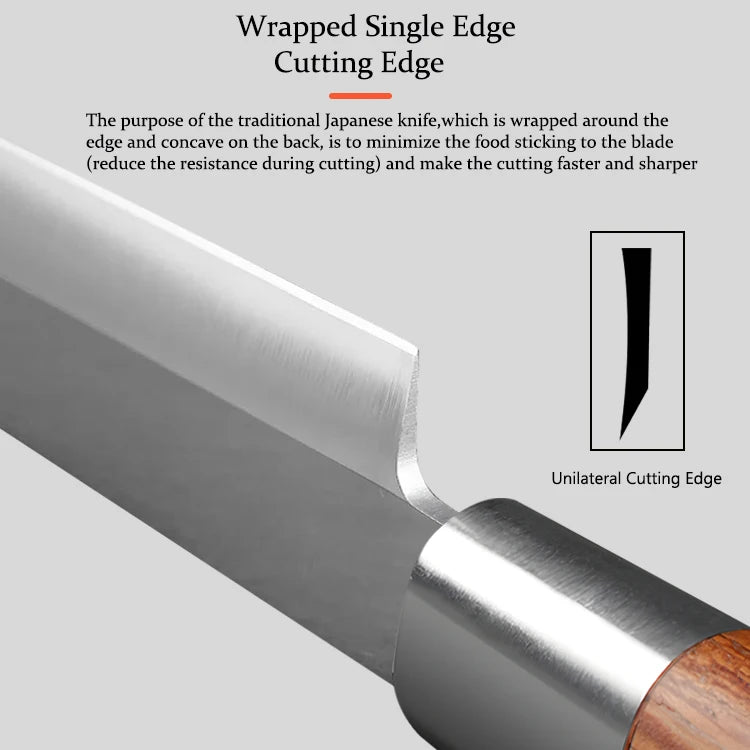 Professional Sashimi Knife Set – Stainless Steel Sushi Slicing Knife Sashimi Slicing Knife Axl