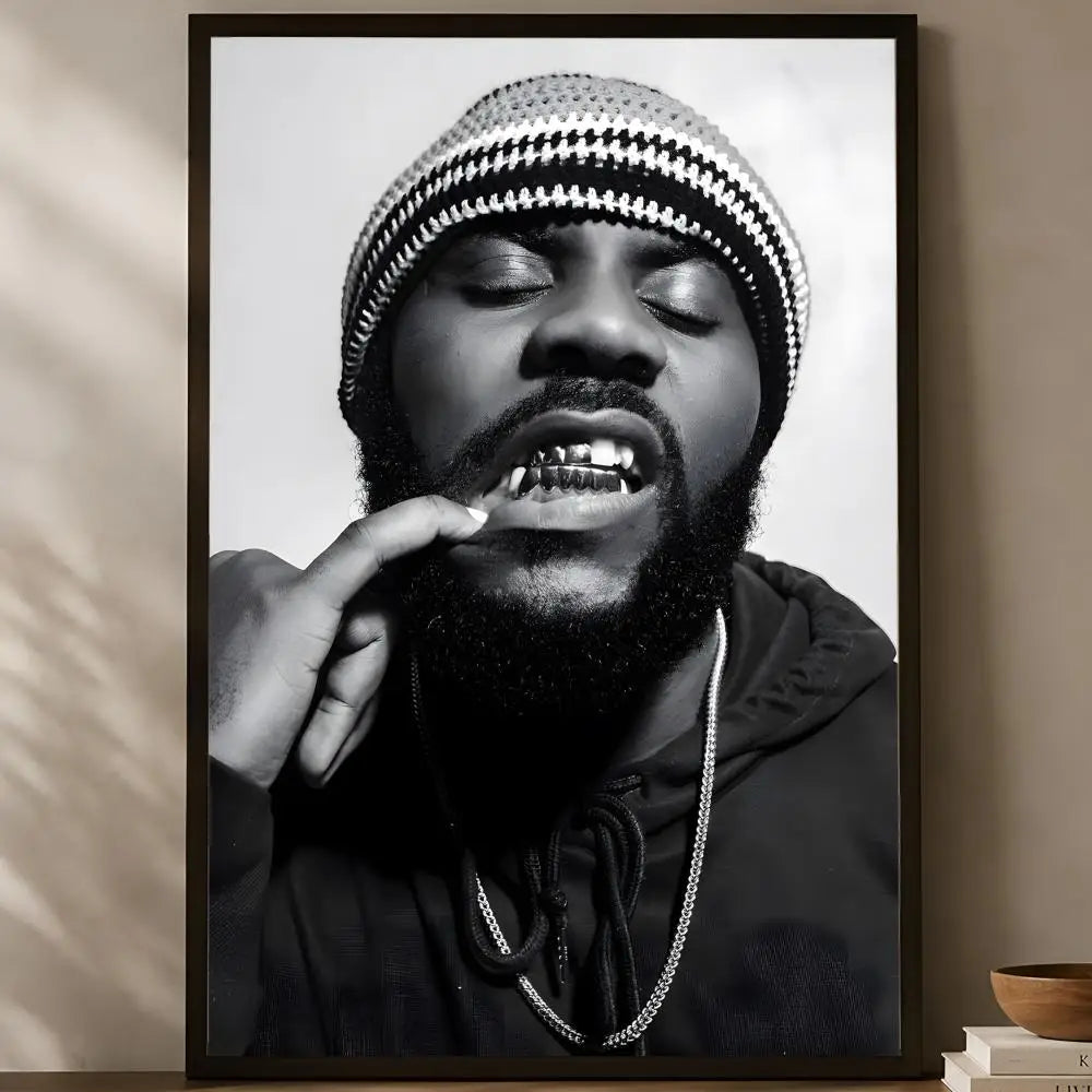 O-ODUMODUBLVCK Self-Stick HD PVC Wall Art Poster | Waterproof Wall Art Poster Axl White11 40X50cmNoframe