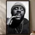O-ODUMODUBLVCK Self-Stick HD PVC Wall Art Poster | Waterproof Wall Art Poster Axl White11 40X50cmNoframe
