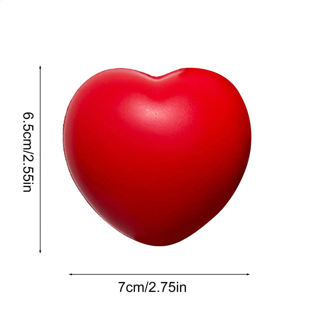 Heart Shaped Stress Ball – PU Grip & Finger Training Tool Grip Exercise Ball Axl