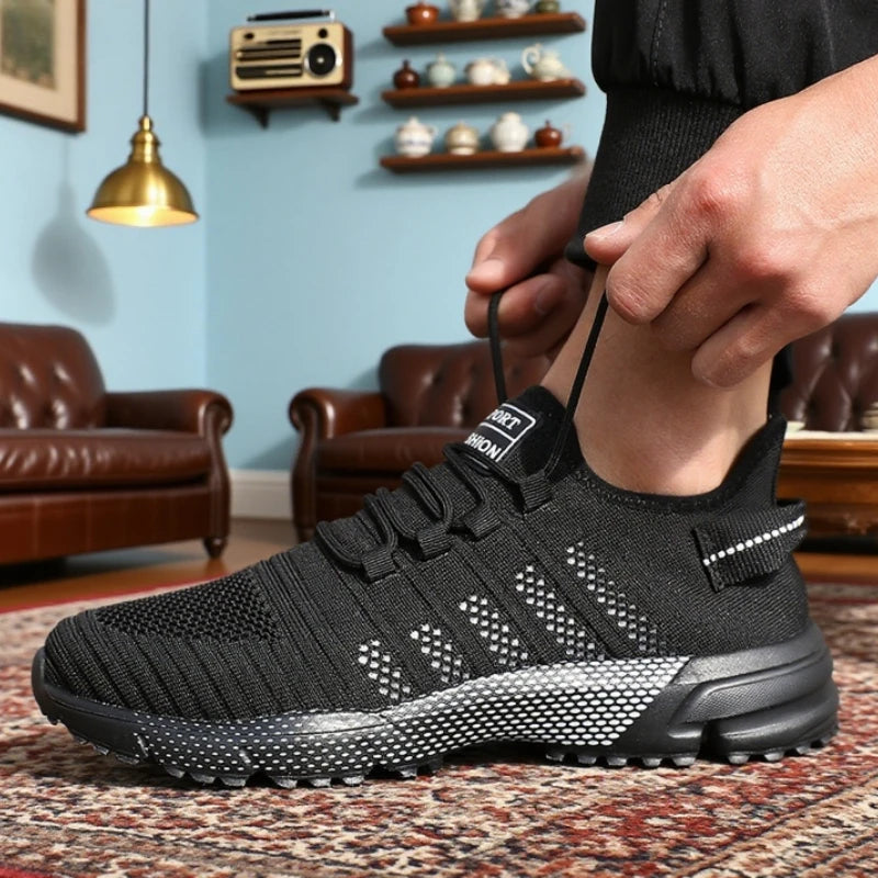 AZGB Women's Breathable Mesh Sneakers – Lightweight Lace-Up Women's Sneakers Axl