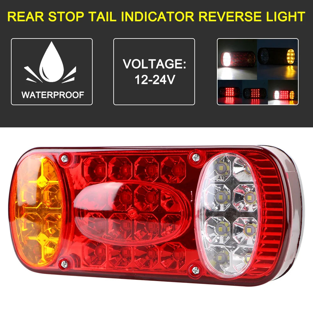 32 LED Waterproof Tail Light – Truck, Trailer & Lorry LED Trailer Tail Light Axl Default Title