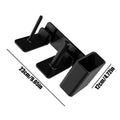 Side-Mounted Cup Lid Dispenser & Straw Organizer Rack Counter Storage Rack Axl Black