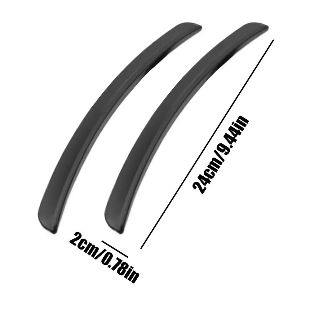 Rubber Wheel Arch Protector Strip – Tire Eyebrow Trim 2 Pack Wheel Arch Trim Axl black 2pcs
