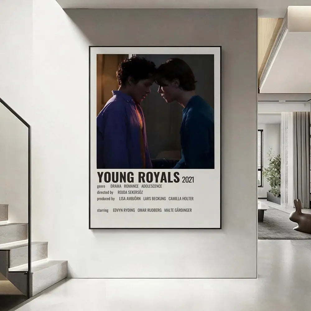 Young Royals TV Show Poster – HD Waterproof Wall Art Decor Wall Art Poster Axl White15 40X50cmNoframe