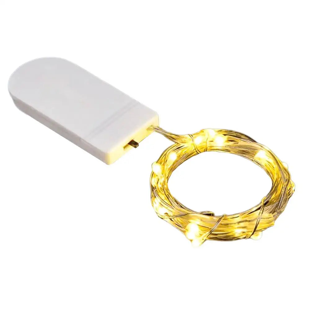Battery Fairy String Lights – 1M 10 LED Copper Wire Twinkle LED String Lights Axl warm color