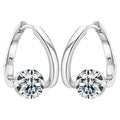 Germanium Magnetic Hoop Earrings – Silver & Gold Gift Jewelry Hoop Earrings Axl Silver Plated
