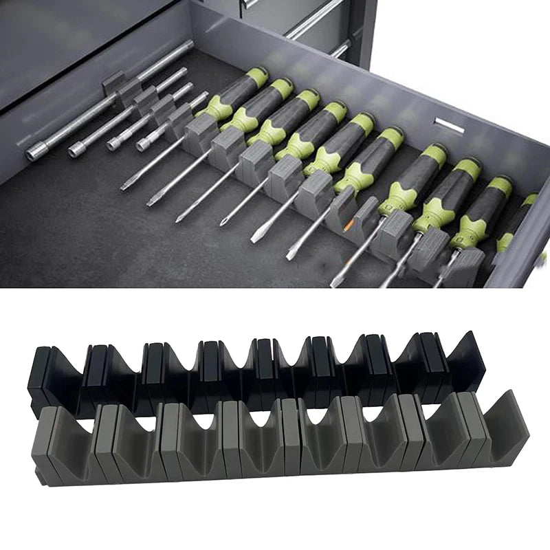 Magnetic Screwdriver Storage Rack – Plastic Tool Organizer Tool Storage Rack Axl