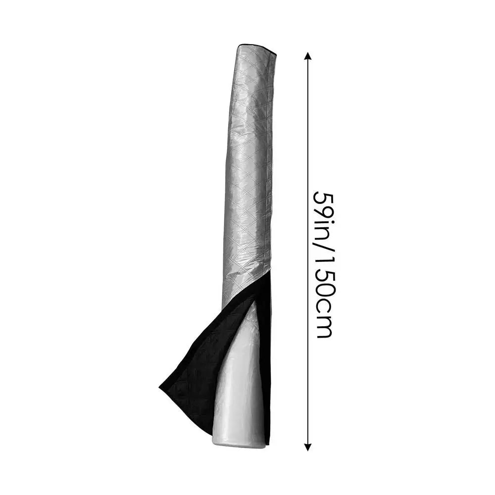 AC Hose Insulation Cover – Dustproof Exhaust Duct Wrap 59" AC Hose Insulation Cover Axl White
