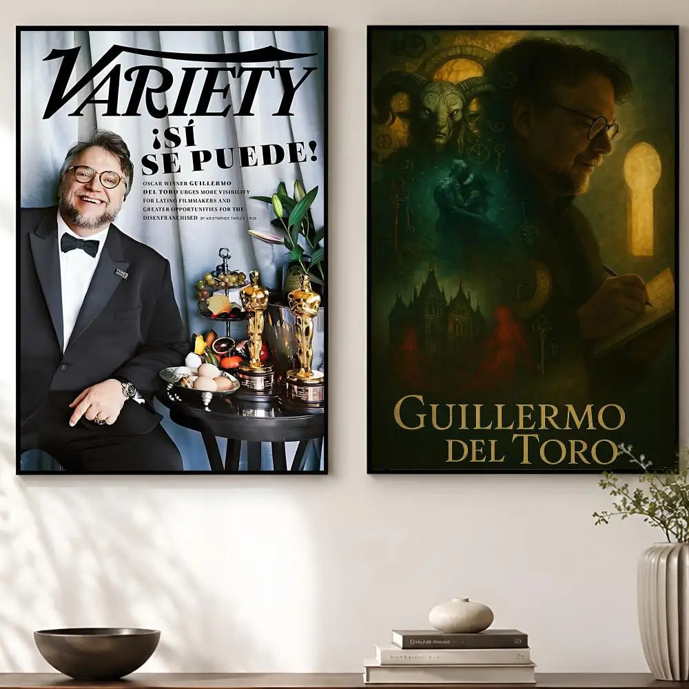 Guillermo del Toro Waterproof Self-Adhesive Wall Art Poster Decorative Wall Poster Axl
