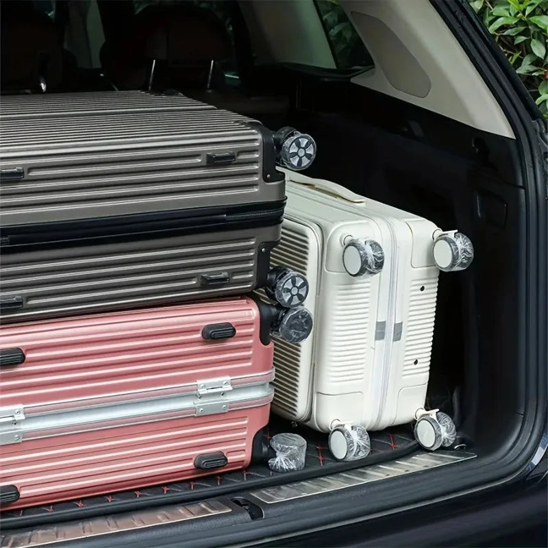 Disposable Luggage Wheel Covers – Dustproof Suitcase Protectors 50/100pc Luggage Accessories Axl