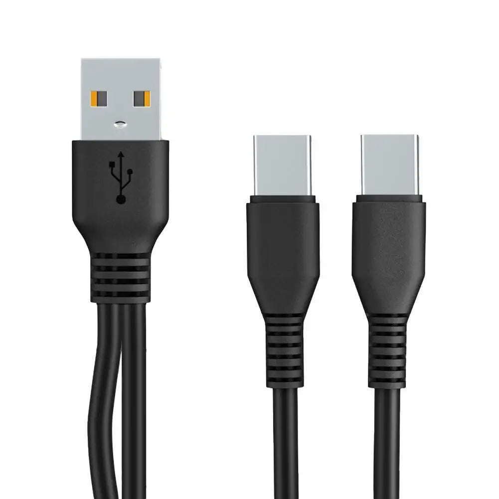 2-in-1 USB Type-C Y Splitter Fast Charging & Data Cable USB Charging Cable Axl