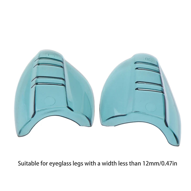 TPU Safety Glasses Side Shields | 12/17mm Universal Fit Pair Glasses Side Shield Axl Double hole Green