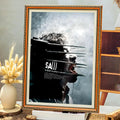 Saw X Horror Movie Poster – HD Self-Adhesive Waterproof Wall Art Movie Wall Poster Axl White14 21X30cmNoframe