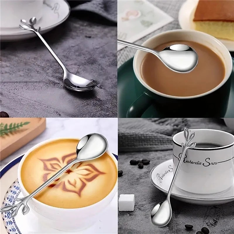 20-Piece Mini Stainless Steel Espresso & Dessert Spoon Set Flatware Spoon Set Axl