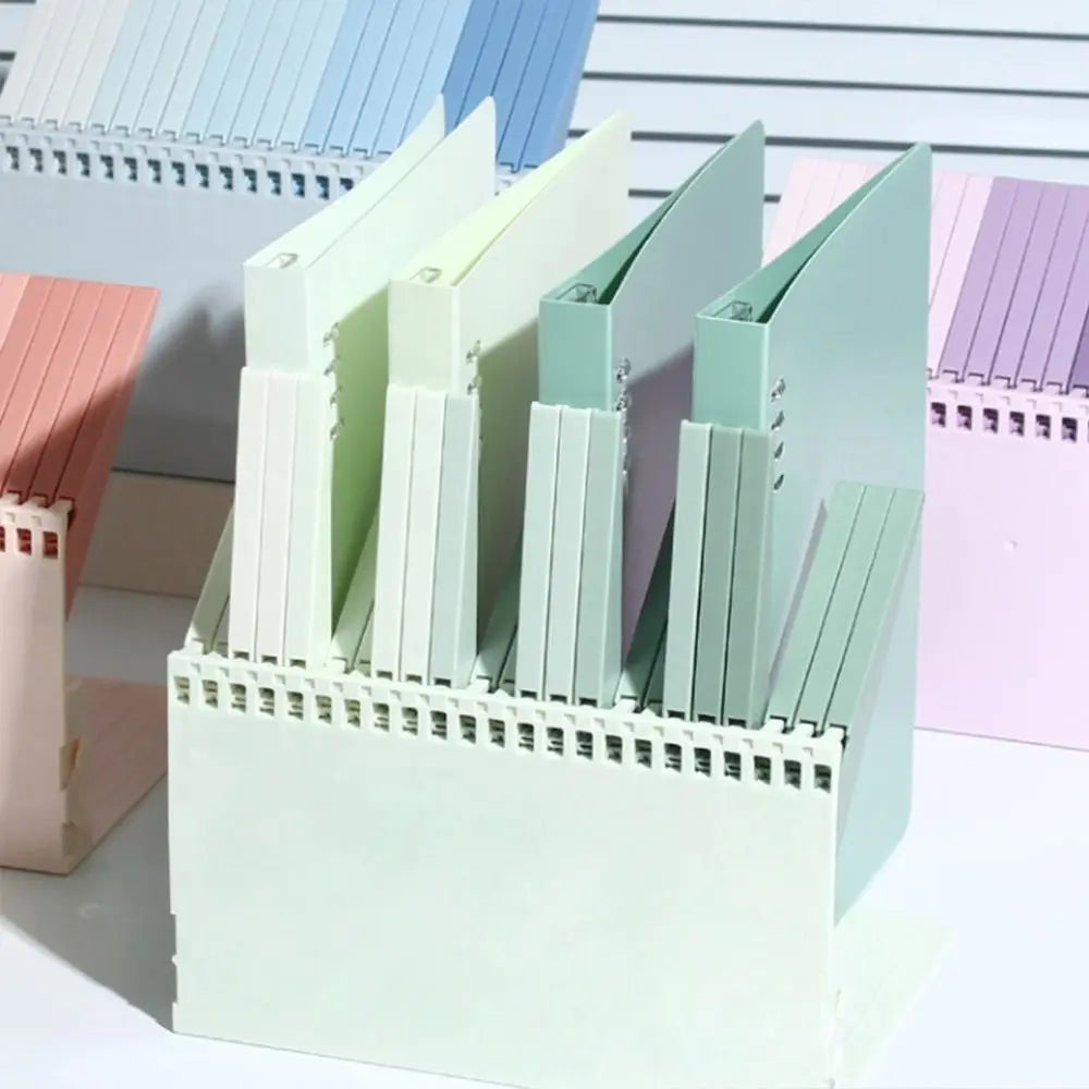 Piano Key Gradient Bookend – Decorative Desk Book Stand Decorative Bookend Axl