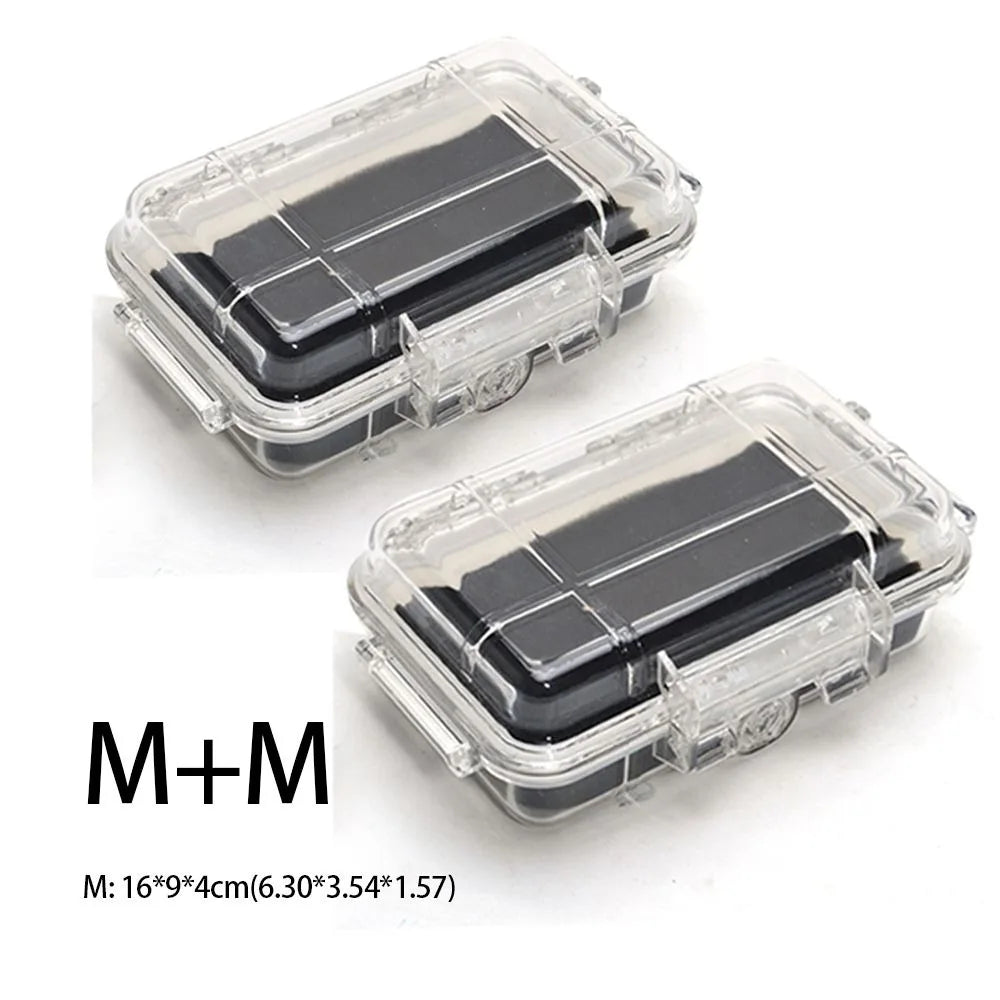 Waterproof Shockproof ABS Dry Box – Outdoor Storage Case S/M/L Waterproof Dry Box Axl M-M