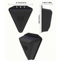 Solar Bird & Animal Repeller – 13 Sounds, IP55 Waterproof Solar Animal Repeller Axl Black