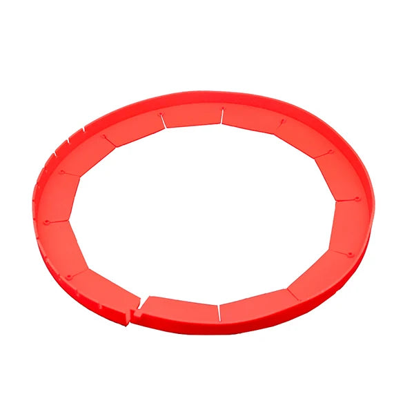 Adjustable Silicone Pie Crust Shield – Reusable Protector Pie Crust Shield Axl Red