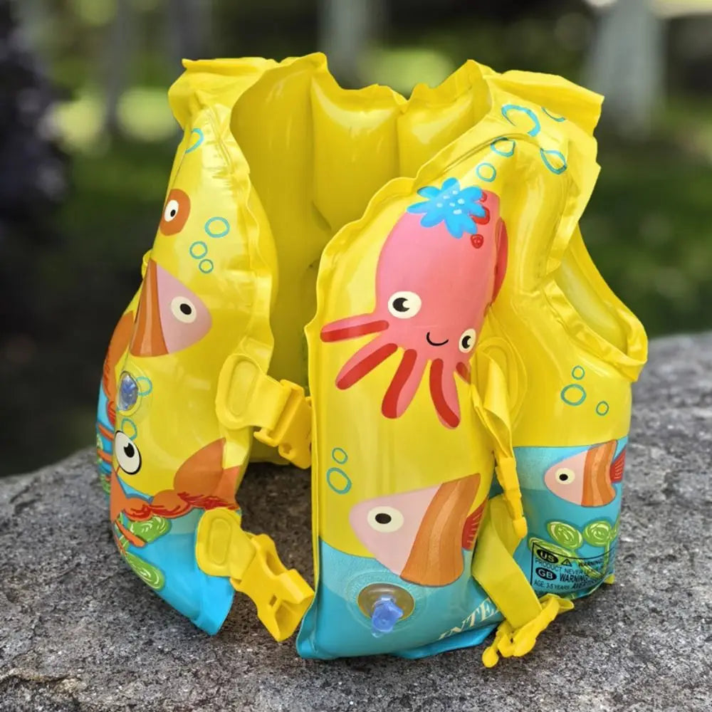 Kids Anti-Rollover Swim Vest – Adjustable Buoyancy Jacket Ages 3–5 Kids Swim Vest Axl
