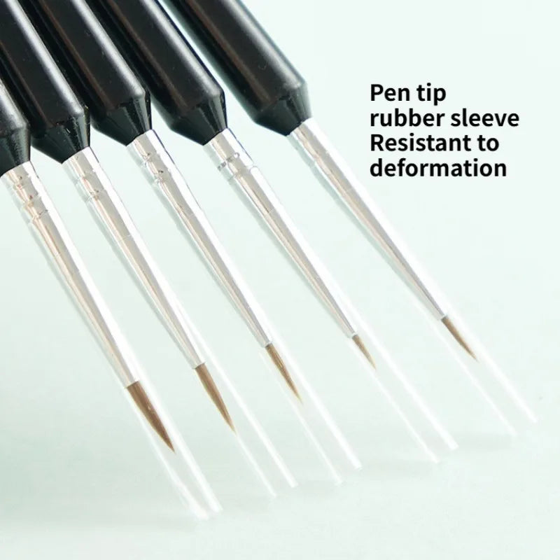 Miniature Paint Brush Set – Thin Line Nylon Acrylic Brushes Miniature Paint Brushes Axl