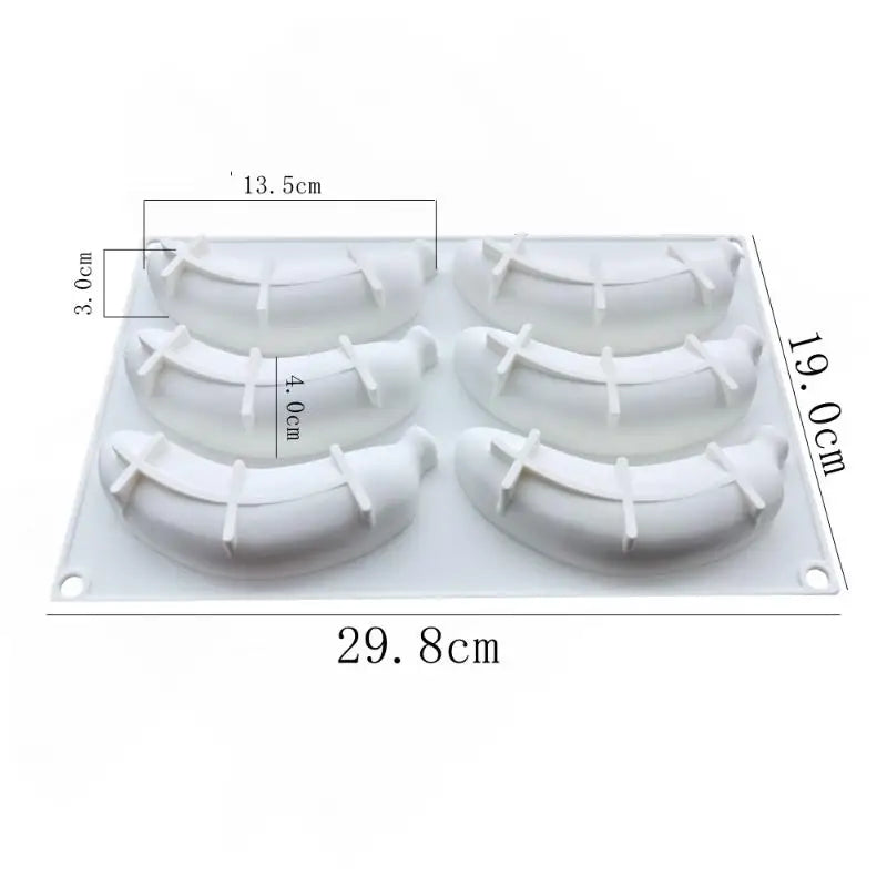 Banana Silicone Mousse Cake Mold – Reusable Dessert Mould Silicone Cake Mold Axl