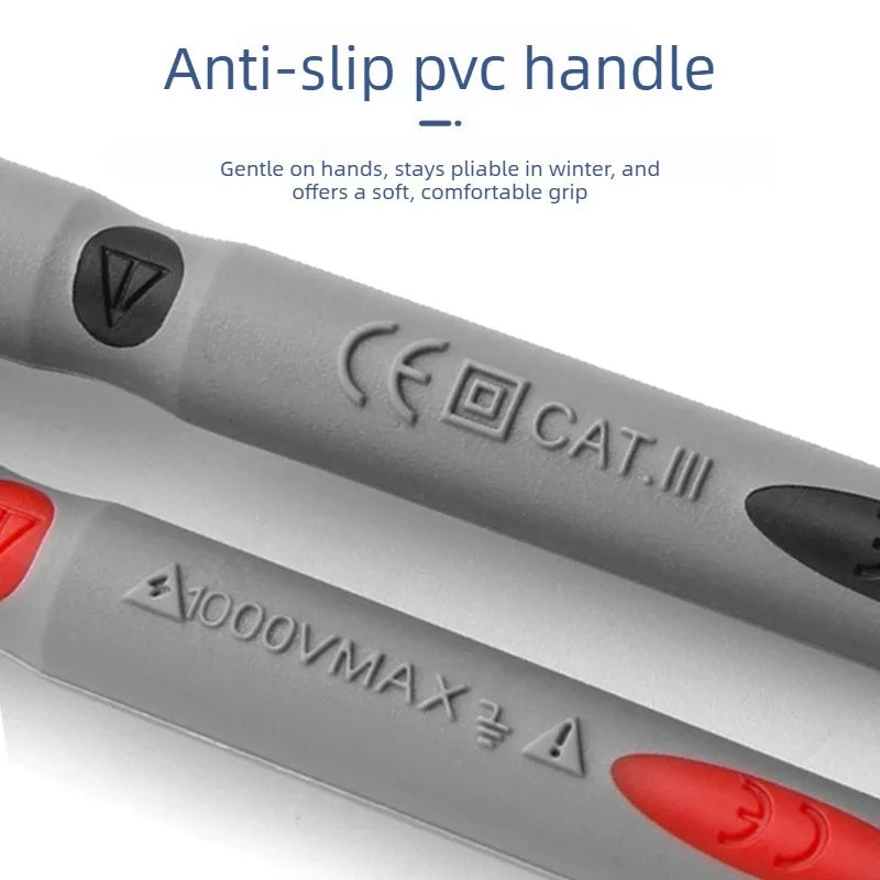 Multimeter Test Leads 1000V/20A – Gold-Plated Probe Tips Multimeter Test Leads Axl