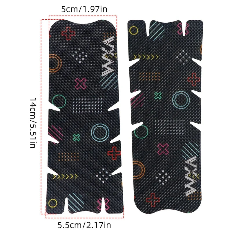VXM Bicycle Crank Protector Stickers – Anti-Scratch 3D PVC Film Bike Crank Protector Axl