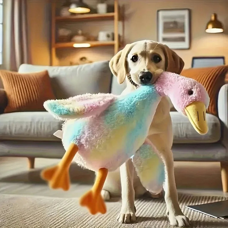 50cm Duck Plush Toy for Dogs & Cats – Soft Colorful Pet Buddy Pet Plush Toy Axl